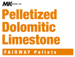 Pelletized Dolomitic Limestone Fairway Pellets