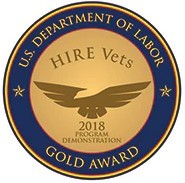HIRE Vets Gold Award Logo